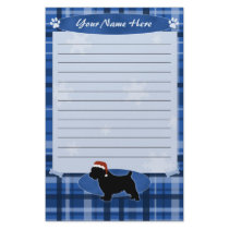 Blue Christmas Norfolk Terrier Stationery by MenagerieMayhem Blue Christmas Norfolk Terrier Stationery