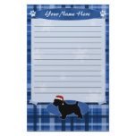 Blue Christmas Norfolk Terrier Stationery