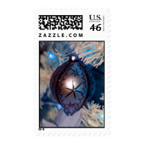 Blue Christmas Ornament US Postage Stamp