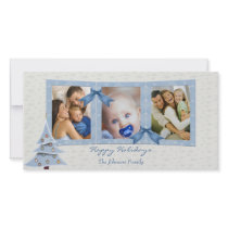 Blue Christmas Photo Card photo cards by bwmedia Blue Christmas Photo Card photo cards