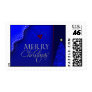 Blue Christmas Postage Stamp