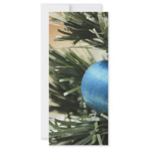 Blue Christmas rack cards