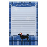 Blue Christmas Shiba Inu Stationery