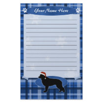 Blue Christmas Shiloh Shepherd Stationery