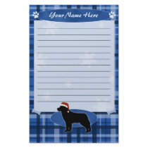 Blue Christmas Siberian Husky Stationery by MenagerieMayhem Blue Christmas Siberian Husky Stationery