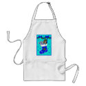 Blue Christmas Stocking aprons