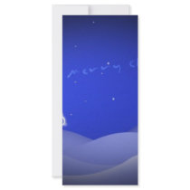 Blue Christmas Tree rack cards