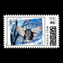 Blue Christmas Without You! postage by mickeyelvis128 Blue Christmas Without You! postage