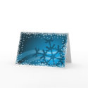 Blue Christmas Xmas Snow Graphic cards