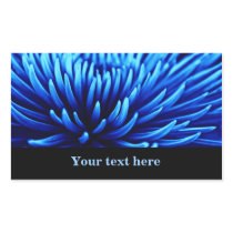 Blue Chrysanthemum flower custom stickers stickers