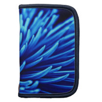 Blue Chrysanthemum flower folio planner planners