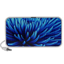 Blue Chrysanthemum flower portable Doodle speaker speakers