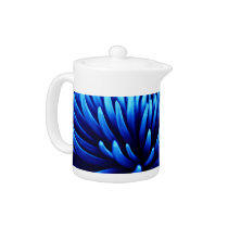 Blue Chrysanthemum flower teapot teapots