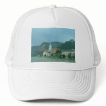 Blue Church in Dürnstein Mesh Hat