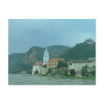 Blue Church in Dürnstein Post Card
