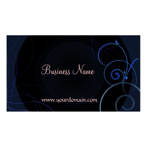 Blue Circle Business Cards