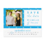 Blue Circle Save the Date Card Postcards