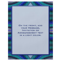 blue circles flyers by DonnaGraysonAbstract blue circles flyers