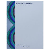 blue circles letterhead by DonnaGraysonAbstract blue circles letterhead