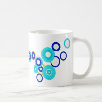 Blue Circles Mug by myhome71 Blue Circles Mug