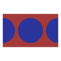 Blue Circles on Red stickers