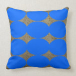 Blue Circles theme Pillow Cushion