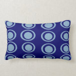 Blue Circles theme Pillow Cushion