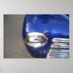Blue Classic Car Posters