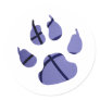 Blue Claw Sticker
