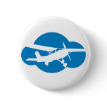 Blue Cloud & Aviation Plane Buttons