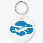 airplane, cloud, blue, aircraft, high wing, wing,