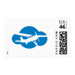 airplane, cloud, blue, aircraft, high wing, wing,