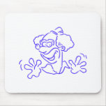 Blue Clown Mouse Pads