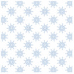 Blue Cog Wheels. Fractal Circles Pattern. Cut Out