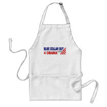 Blue Collar Guy 4 Obama aprons by worldsfair Blue Collar Guy 4 Obama aprons