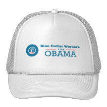 Blue Collar Workers for Obama Hat