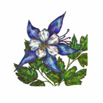 blue columbine photo sculptures by artbyjehf blue columbine photo sculptures
