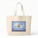 Blue Compass Rose World Map bags by windyone Blue Compass Rose World Map bags