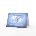 Blue Compass Rose World Map cards