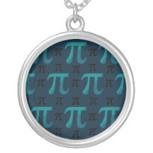 Blue Complex Pi Pendants
