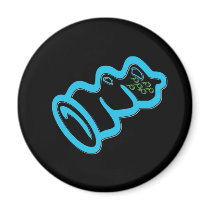 Blue Condom magnets by markthaler Blue Condom magnets