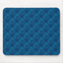 Blue Contrail Spiral Mousepad
