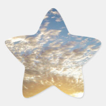 Blue Contrail Star Sticker