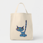 Blue cool cat Bag