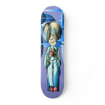 Blue Cool Dude Skateboard
