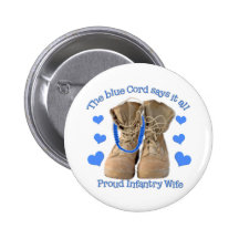 blue cord pinback buttons