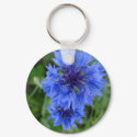 Blue Cornflower Keychain
