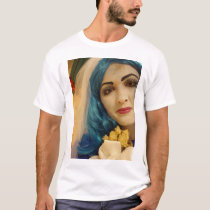 Blue Corpse Girl Smile t-shirts by christinavich Blue Corpse Girl Smile t-shirts