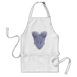 Blue Corset Apron