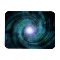 Blue Cosmic Twirl Vinyl Magnets